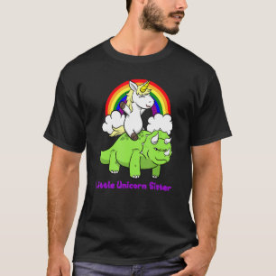 T-shirt Frères frères Big Sistersaurus Soeur Unicorn D