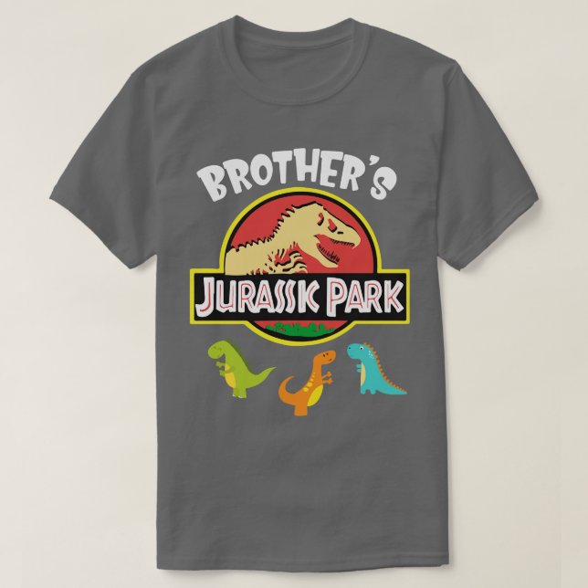 T-shirt Frères Jurassk Part Heureux Père Parent Juillet 4 (Design devant)