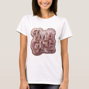 T-shirt Fresh Gold IMAGINE Texte Art 3D