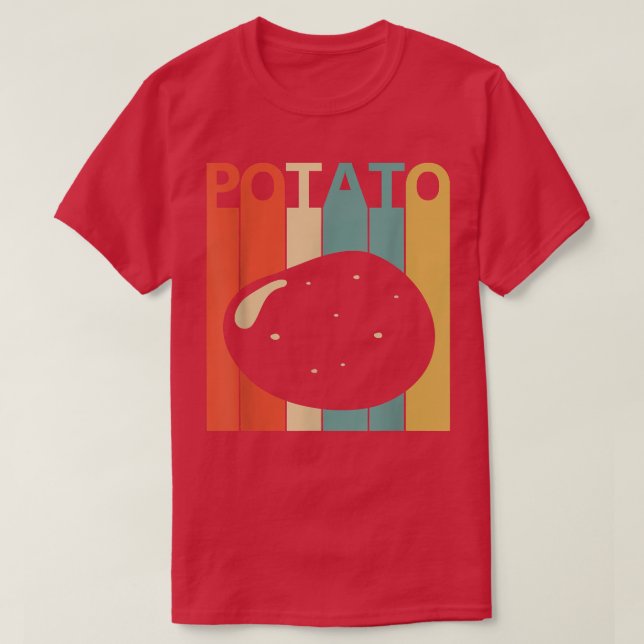 T-shirt Fresh Potato Vegetable Lover  (Design devant)