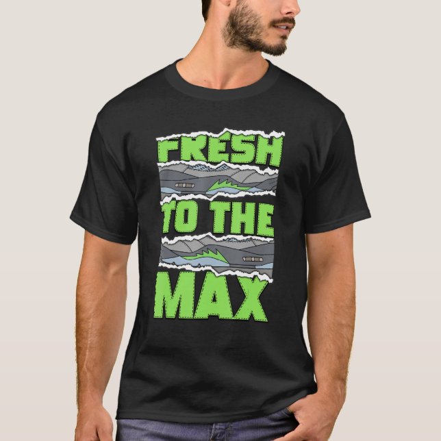 T-shirt Fresh To The Max Retro Green Bean 5s Unisex Matchi (Devant)