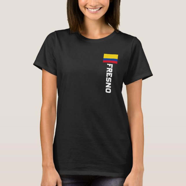 T-shirt Fresno Colombia For Colombian Men Women Kids (Devant)