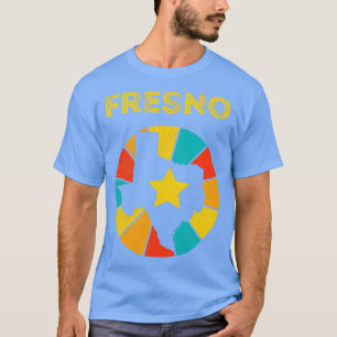 T-shirt Fresno Texas Vintage Souvenir désossé 1