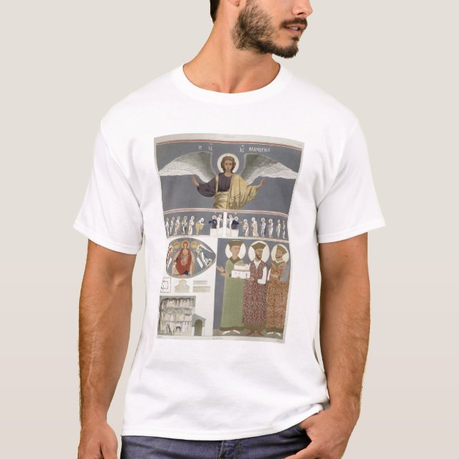 T-shirt Fresques de l'église orthodoxe de Nekrssi près (Devant)