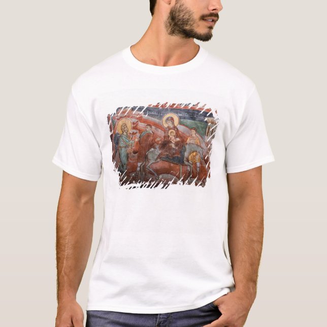 T-shirt Fresques de l'église serbe du XIVe siècle, (Devant)