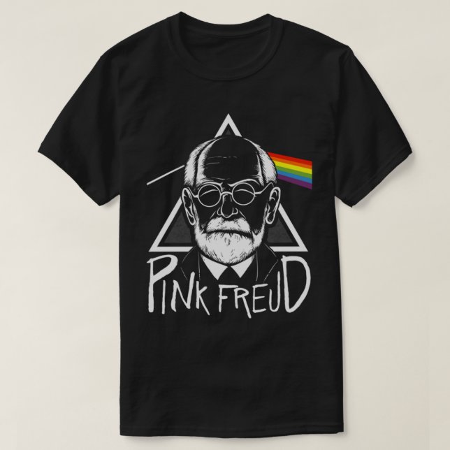 T-shirt Freud rose (Design devant)