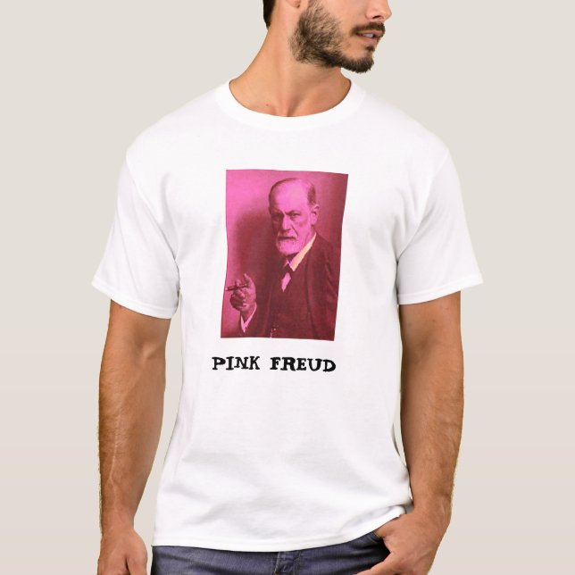 T-shirt Freud rose (Devant)