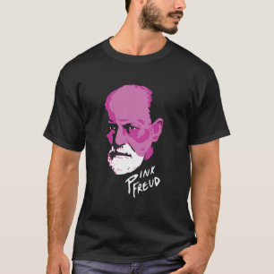 T-shirt Freud rose - côté en noir de votre maman