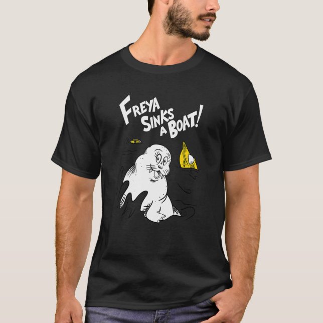 T-shirt Freya Le Morse Couler Un Bateau (Devant)