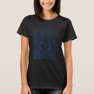 T-shirt Freya Viking déesse Freyja Norse Mythologie Cat Ce