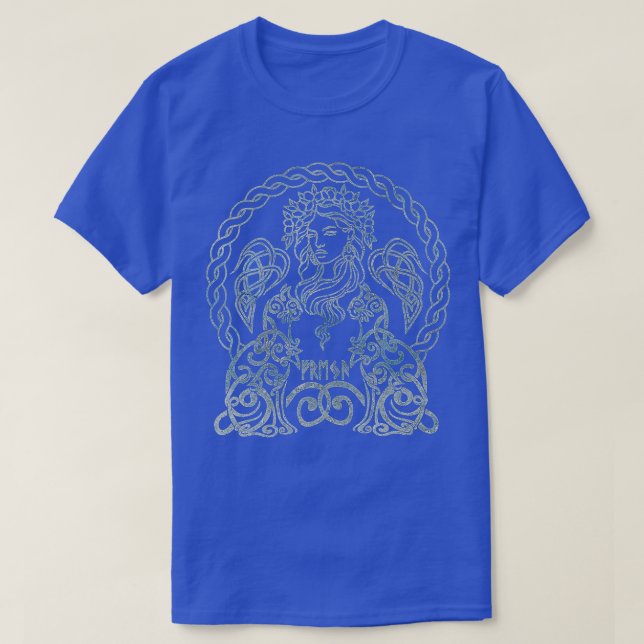 T-shirt Freya Viking déesse Freyja Norse Mythologie Celtiq (Design devant)