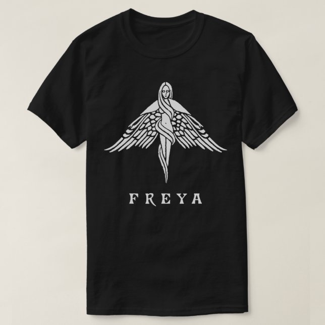 T-shirt Freya Viking Goddess  (Design devant)
