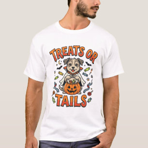 T-shirt Friandises pour chien Halloween Méfait