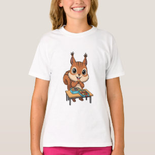 T-shirt Friandises pour enfants de la table de l'écureuil