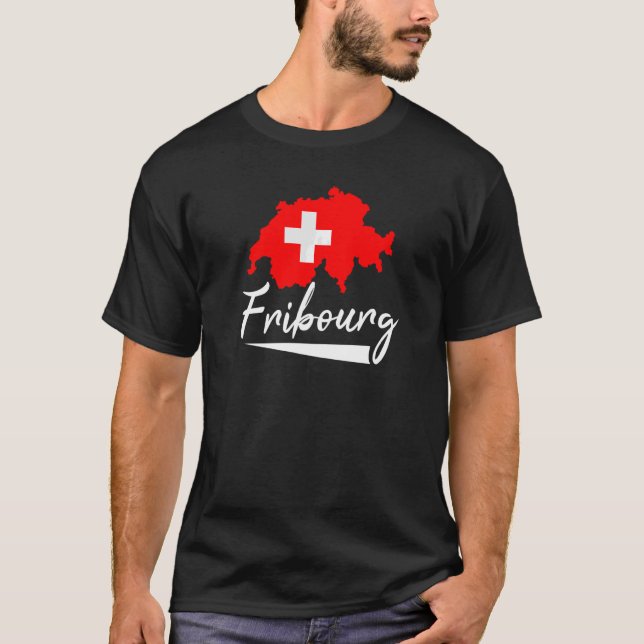 T-shirt Fribourg Suisse (Devant)