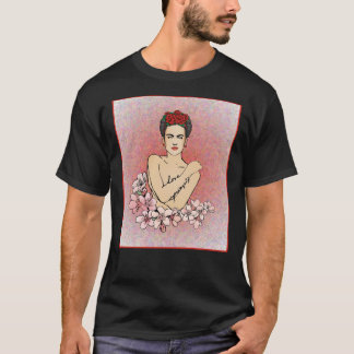 T-shirt Frida Kahlo Aimez-vous portrait esthétique Canv