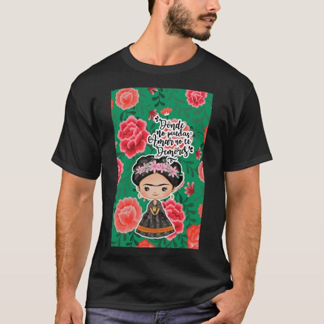 T-shirt Frida Kahlo Cartoon Phone Case cute frida iPhone C (Devant)