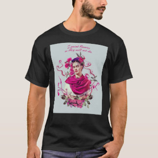 T-shirt FRIDA KAHLO Peinture de portrait féministe mexicai