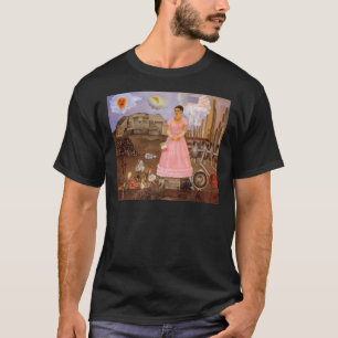 T-shirt Frida Kahlo Self Portrait le long de la ligne Boar