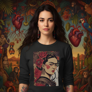 T-shirt Frida Reloaded – Tee-shirt d'art rebelle InkPunk