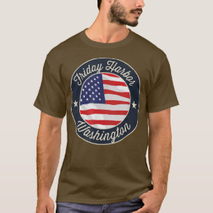 T-shirt Friday Harbour - Patriotique Washington Souvenir T