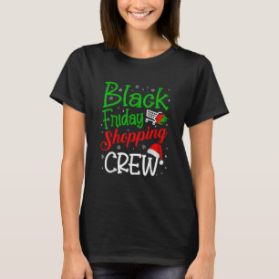 T-shirt Friday Shopping Crew Christmas Lights Black Shoppi