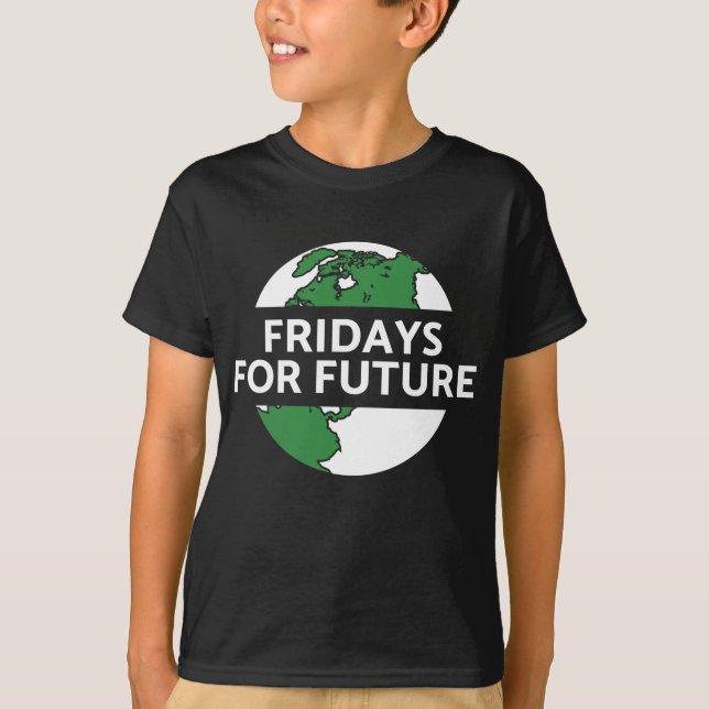 T-shirt Fridays for Future protection du climat (Devant)