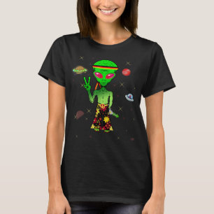 T-shirt Frieden peace psychedelic hippie Espace Alien Germ