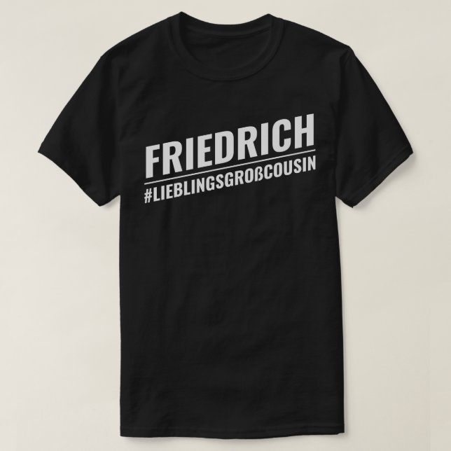 T-shirt Friedrich (Design devant)