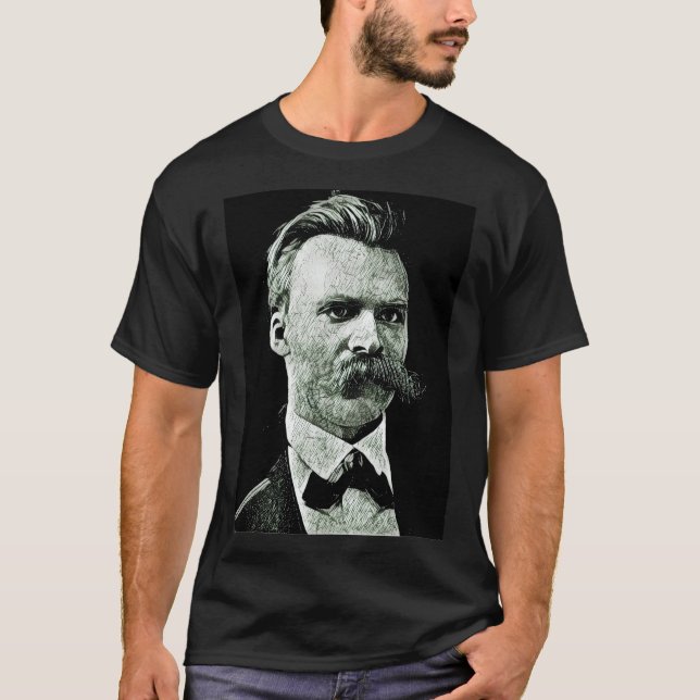 T-shirt Friedrich Nietzsche (Devant)