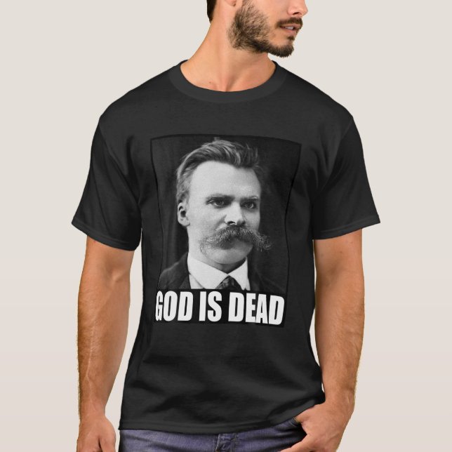 T-shirt Friedrich Nietzsche | Dieu est mort | Philosophie  (Devant)