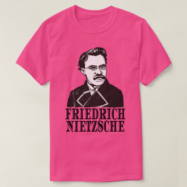 T-shirt Friedrich Nietzsche Philosophe Poète penseur (Design devant)