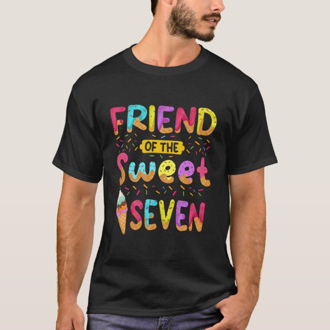 T-shirt Friend Of The Sweet Seven 7Th Ice Cream Py (Devant)