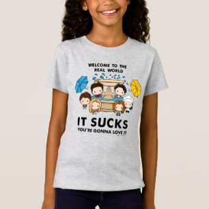 T-Shirt FRIENDS™ Bienvenue dans le monde réel Chibi