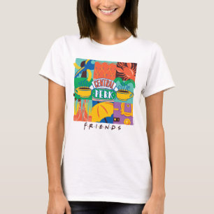T-shirt FRIENDS™ Central Perk Graphique Vibrant