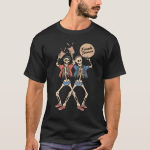 T-shirt Friends Forever - Skeleton Dance à Hawaii
