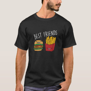 T-shirt Friends Fries Cheeseburger Fast Food Burger
