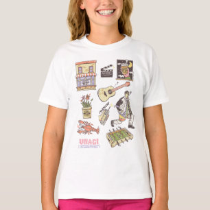 T-shirt FRIENDS™   Graphisme d'icônes de dessin animé 3