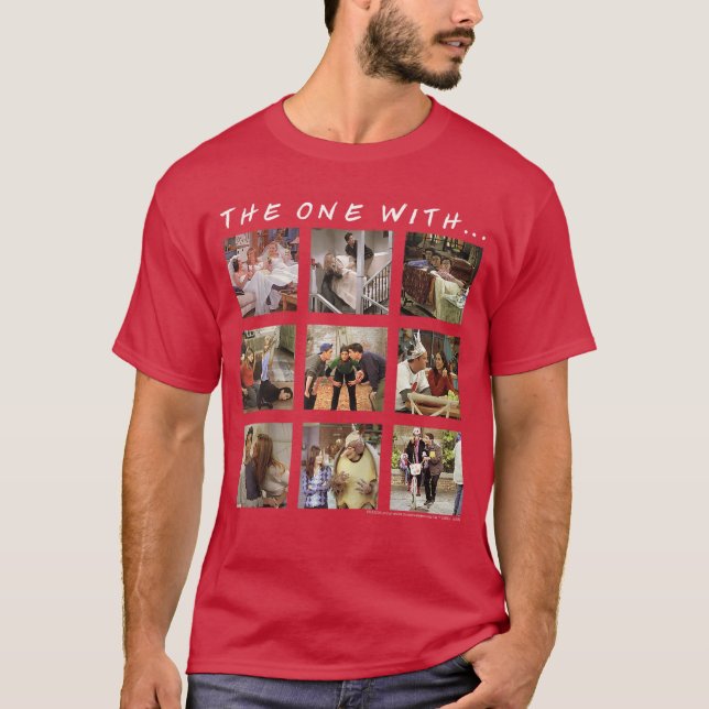 T-shirt Friends Group Shothe One With Character Panels Bas (Devant)