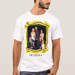 T-shirt FRIENDS™ Groupe en tenue de soirée noir et blanc