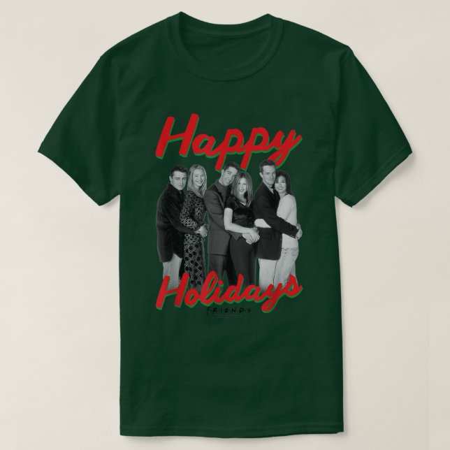 T-shirt Friends Happy Holidays Group (Design devant)