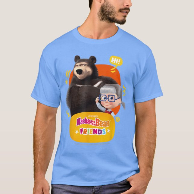 T-shirt Friends Hello there funny (Devant)