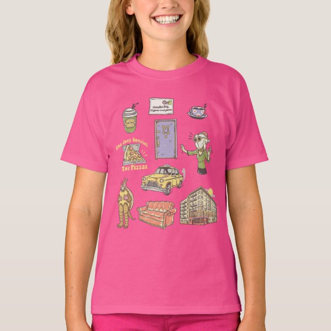 T-shirt FRIENDS™ | Icônes de dessin animé Graphique 2 (Devant)