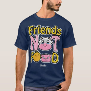 T-shirt Friends Not Food Vegetarian Vegetarian
