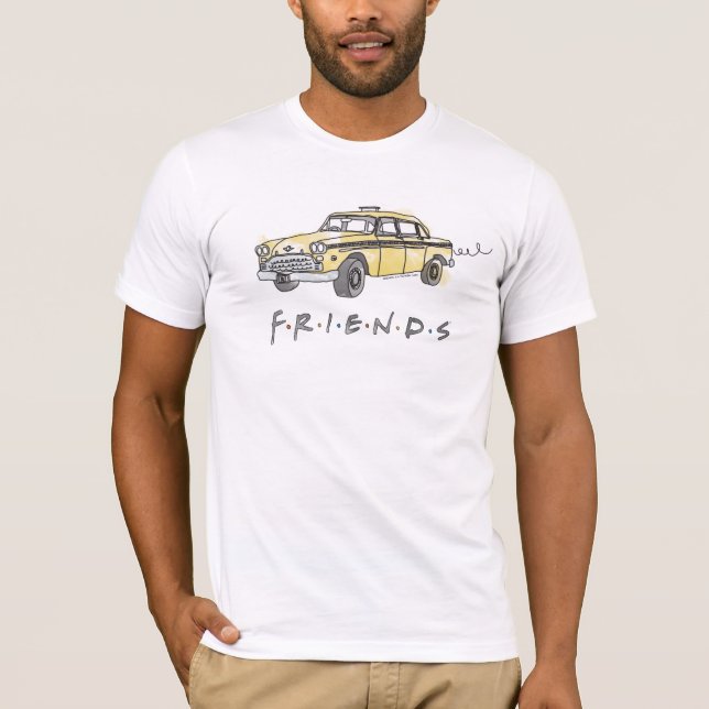 T-shirt FRIENDS™ | Taxi Cab (Devant)
