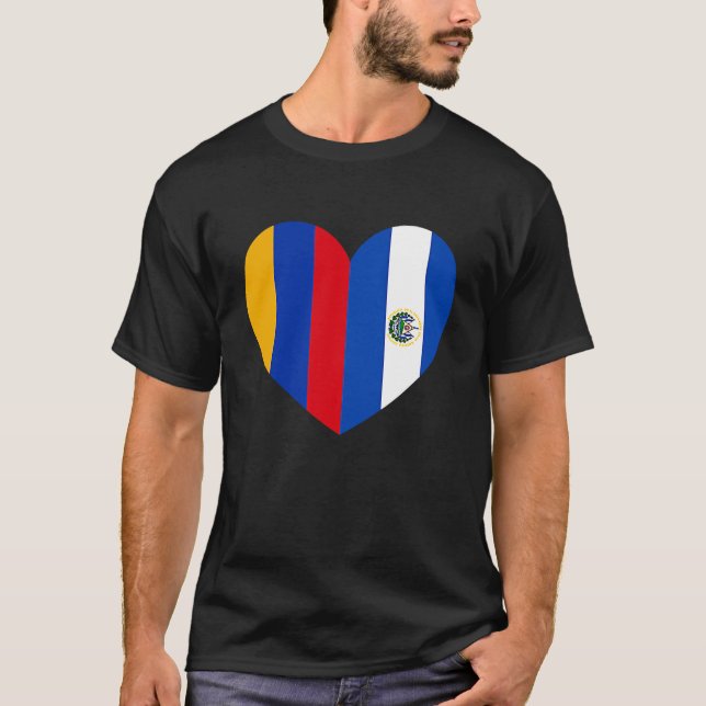 T-shirt Friendship Forever El Salvador And Armenia (Devant)