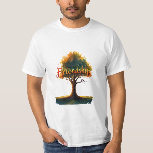 T-shirt friendship tee shirt  (Devant)