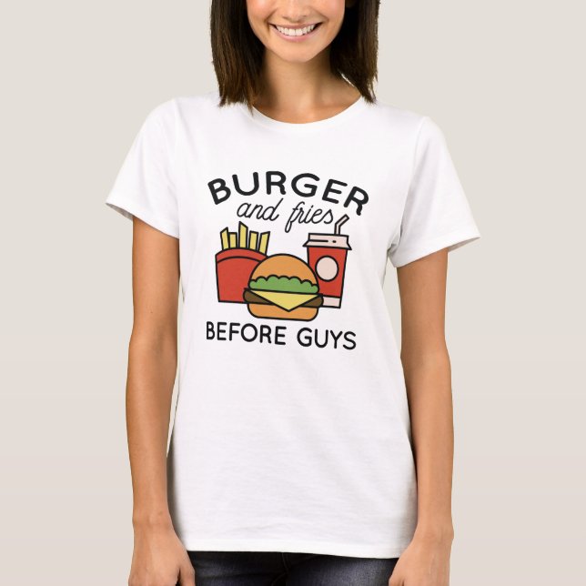 T-shirt Fries avant les garçons (Devant)