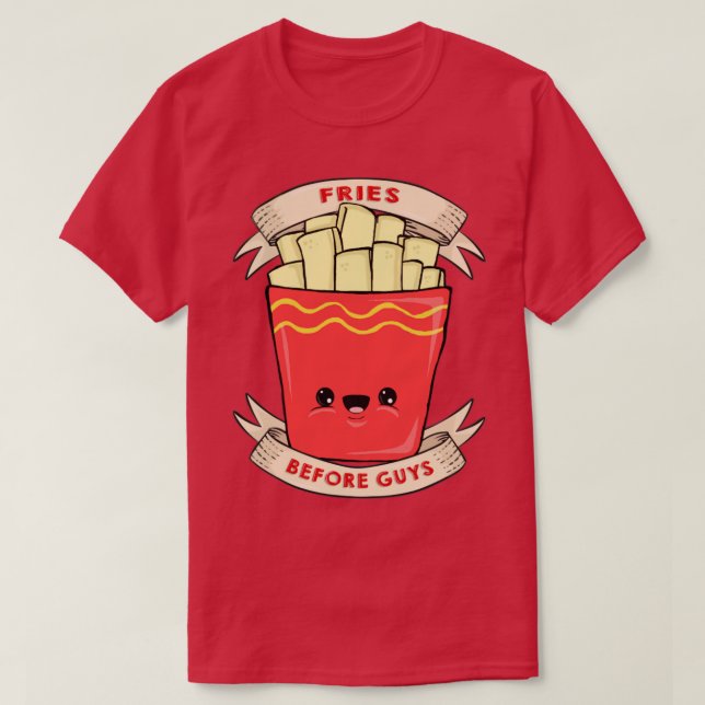 T-shirt Fries avant les garçons (Design devant)