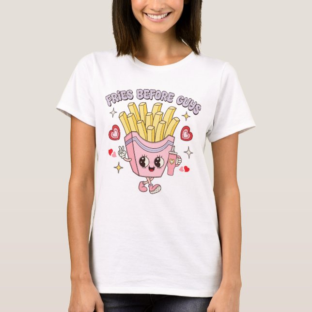 T-shirt Fries avant les garçons (Devant)